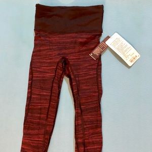 Lululemon naked leggings, deep purple and black